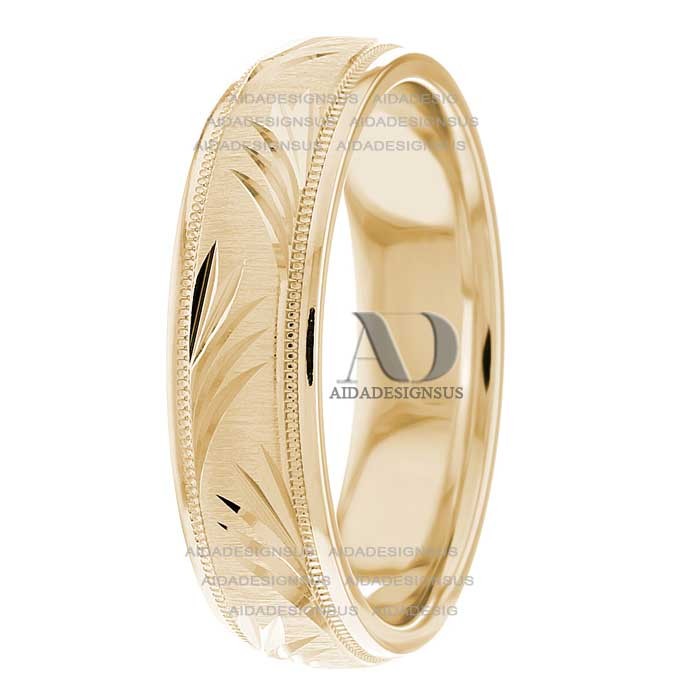 Hand Carved Wedding Rings