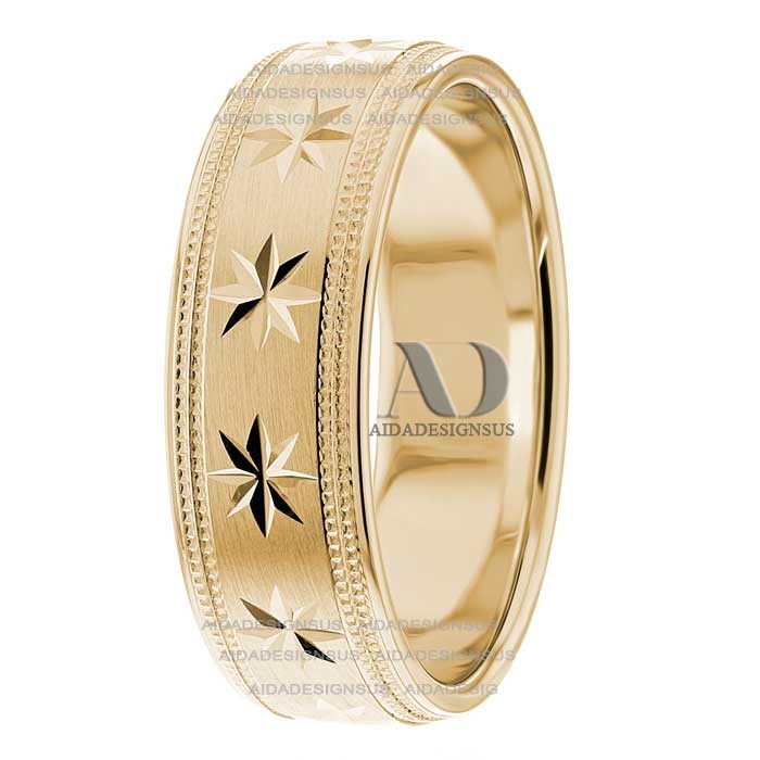 Hand Carved Wedding Rings