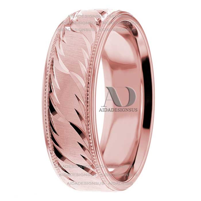 Hand Carved Wedding Rings
