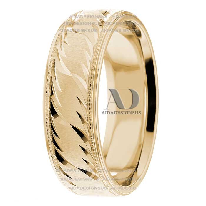 Handcarved Wedding Bands