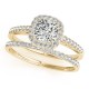 Diamond Bridal Set, Total Side Stones Diamond Weight 0.34 Ctw.