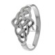 Colleen Trinity Knot Ring 10.5mm Wide on Top
