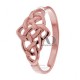 Colleen Trinity Knot Ring 10.5mm Wide on Top