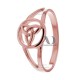 Allison Trinity Ring 9.5mm Wide on Top