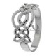 Joy Trinity Knot Ring 10mm Wide on Top