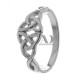 Johnnie Trinity Knot Ring 8.5mm Wide on Top