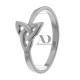 Claudia Trinity Ring 9mm Wide on Top