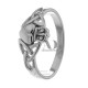 Nellie Claddagh Ring 9mm Wide on Top