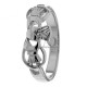 Marlene Claddagh Ring 8.5mm Wide on Top