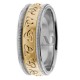 Jackie Celtic Trinity Knot Wedding Bands 8.00mm