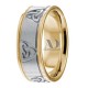 Alvin Celtic Trinity Knot Wedding Band 8.00mm
