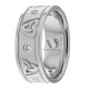 Ella Celtic Diamond Trinity Knot Wedding Bands 8.00mm