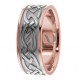 Rosemary Celtic Knot Wedding Rings 9.00mm