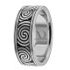 Jim Celtic Waves Wedding Ring 8.00mm