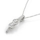 Diamond Two Stone Pendant, Total Diamond Weight 0.34 Ctw.