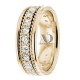 Santos Diamond Wedding Band 8mm 1.12 Ctw.