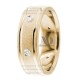 Percy Diamond Wedding Band 7mm 0.3 Ctw.