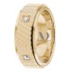 Trent Diamond Wedding Ring 7mm Wide 0.10 Ctw.