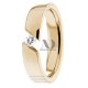 Emil Diamond Wedding Ring 4mm Wide 0.15 Ctw.