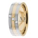 Domingo Diamond Wedding Ring 6mm Wide 0.05 Ctw.