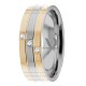 Domingo Diamond Wedding Ring 6mm Wide 0.05 Ctw.