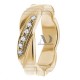 Daphne Diamond Wedding Ring 6mm Wide 0.12 Ctw.