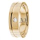 Shana Diamond Wedding Ring 6mm Wide 0.05 Ctw.