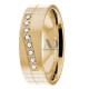 Otto Diamond Wedding Ring 6mm Wide 0.40 Ctw.