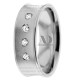 Marisa Diamond Wedding Ring 6mm Wide 0.12 Ctw.