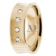 Marisa Diamond Wedding Ring 6mm Wide 0.12 Ctw.