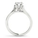 Engagement Ring, 0.13 Ctw. Diamond Side Stones