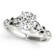 Engagement Ring, 0.04 Ctw. Diamond Side Stones