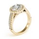 Engagement Ring, 0.34 Ctw. Diamond Side Stones