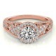 Engagement Ring, 0.41 Ctw. Diamond Side Stones