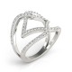 Women`s Diamond Fashion Ring, 0.72 Ctw. 