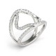 Women`s Diamond Fashion Ring, 0.64 Ctw. 