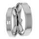 Heather 4.00mm Wide, Diamond Matching Wedding Ring Set