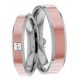 Heather 4.00mm Wide, Diamond Matching Wedding Ring Set