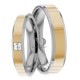 Heather 4.00mm Wide, Diamond Matching Wedding Ring Set