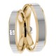 Heather 4.00mm Wide, Diamond Matching Wedding Ring Set