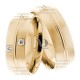 Connie 7.00mm Wide, Diamond His and Hers Wedding Bands