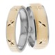 Marjorie 5.00mm Wide, His and Hers Wedding Bands