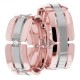 Marion 8mm Wide, Diamond Wedding Ring Set 0.18 Ctw