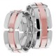 Marion 8mm Wide, Diamond Wedding Ring Set 0.18 Ctw