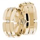 Marion 8mm Wide, Diamond Wedding Ring Set 0.18 Ctw