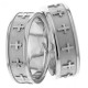 Marvin 8mm and 7mm Wide, Matching Wedding Ring Set