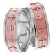 Marvin 8mm and 7mm Wide, Matching Wedding Ring Set