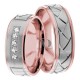 Melvin 6mm Wide, Diamond Wedding Ring Set 0.15 Ctw