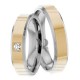 Alfred 5mm Wide, Diamond Wedding Ring Set 0.05 Ctw