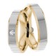 Alfred 5mm Wide, Diamond Wedding Ring Set 0.05 Ctw